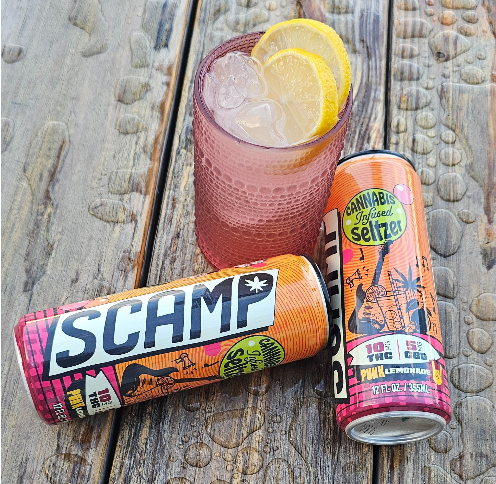 Pink Lemonade | Hemp-Derived Delta-9 Seltzer | Non-Alcoholic | Scamp